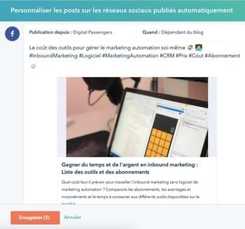 Publication auto reseaux sociaux