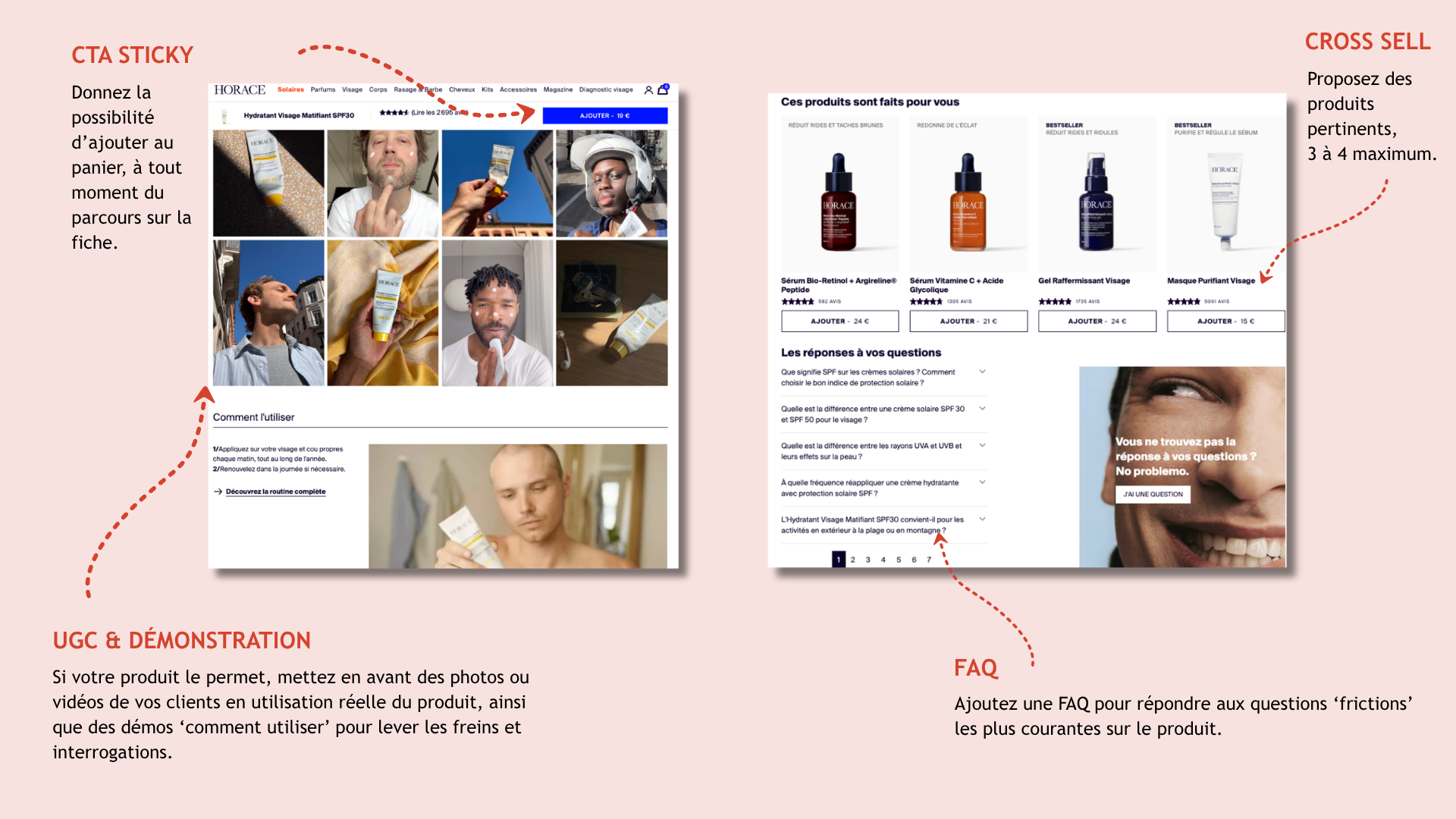 meilleure pratique fiche produit