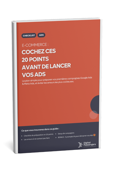 Bannière page ressource checklist ecommerce