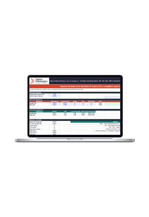 Dashboard suivi ads e-commerce